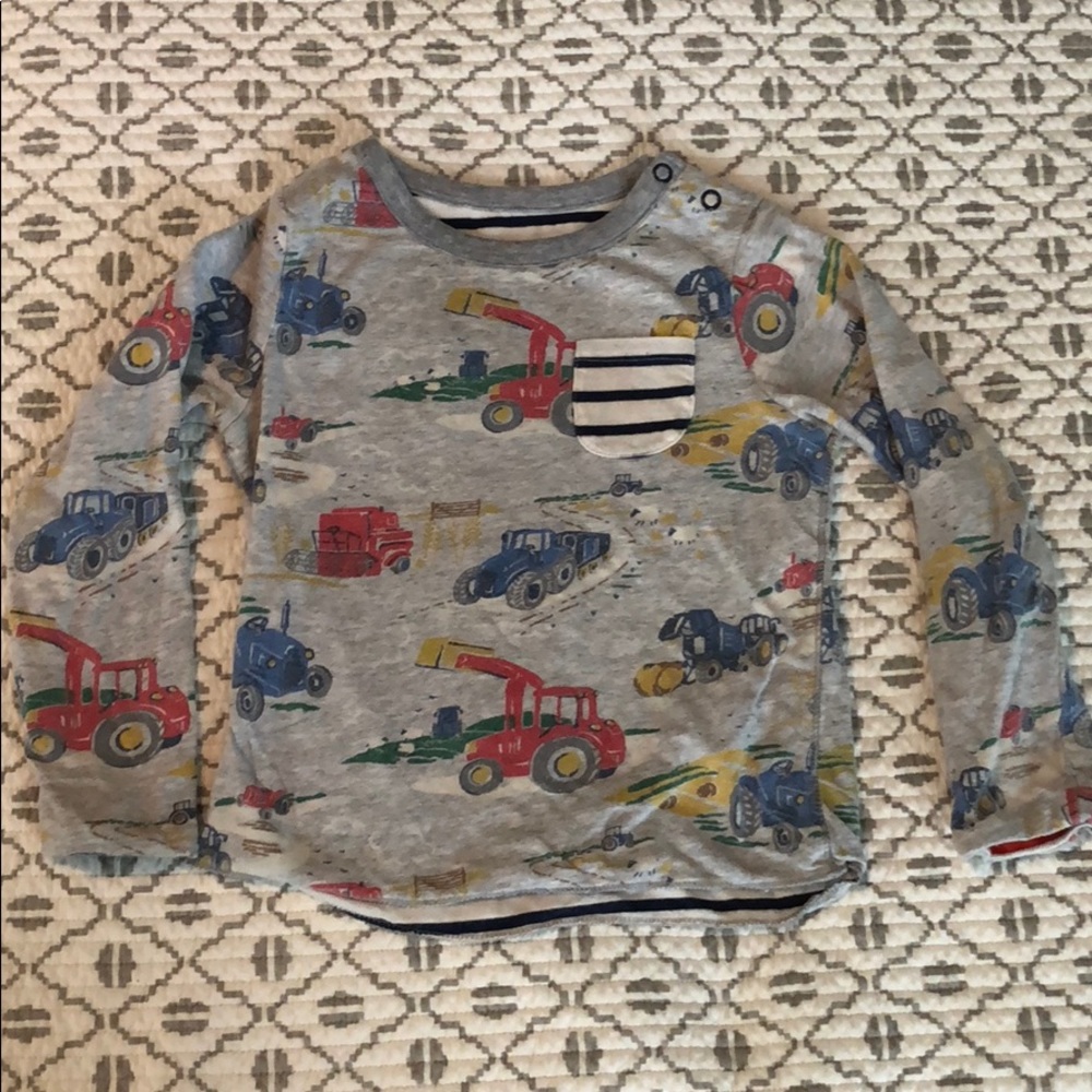 Reversible Boden Farm/Stripe Shirt